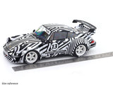 2022 Porsche 911 RWB The Zebra Bodykit 1:18 Solido Licensed Diecast Scale Model Car Collectible