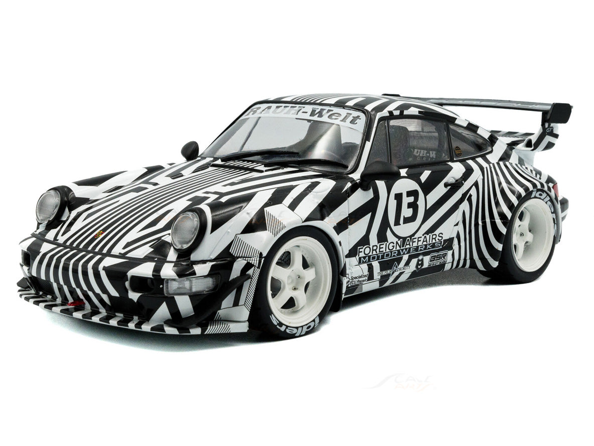 RWB 911 1/18 Diecast マットブラックモデル 1/18 GT Spirit Porsche 911 964 RWB Stella 2008 (Satin Black) Resin