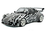 2022 Porsche 911 RWB The Zebra Bodykit 1:18 Solido Licensed Diecast Scale Model Car Collectible