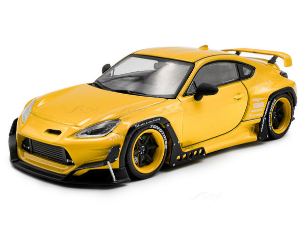 2022 Toyota GR86 PANDEM Yellow 1:43 Solido Licensed Diecast Scale Model Car Collectible