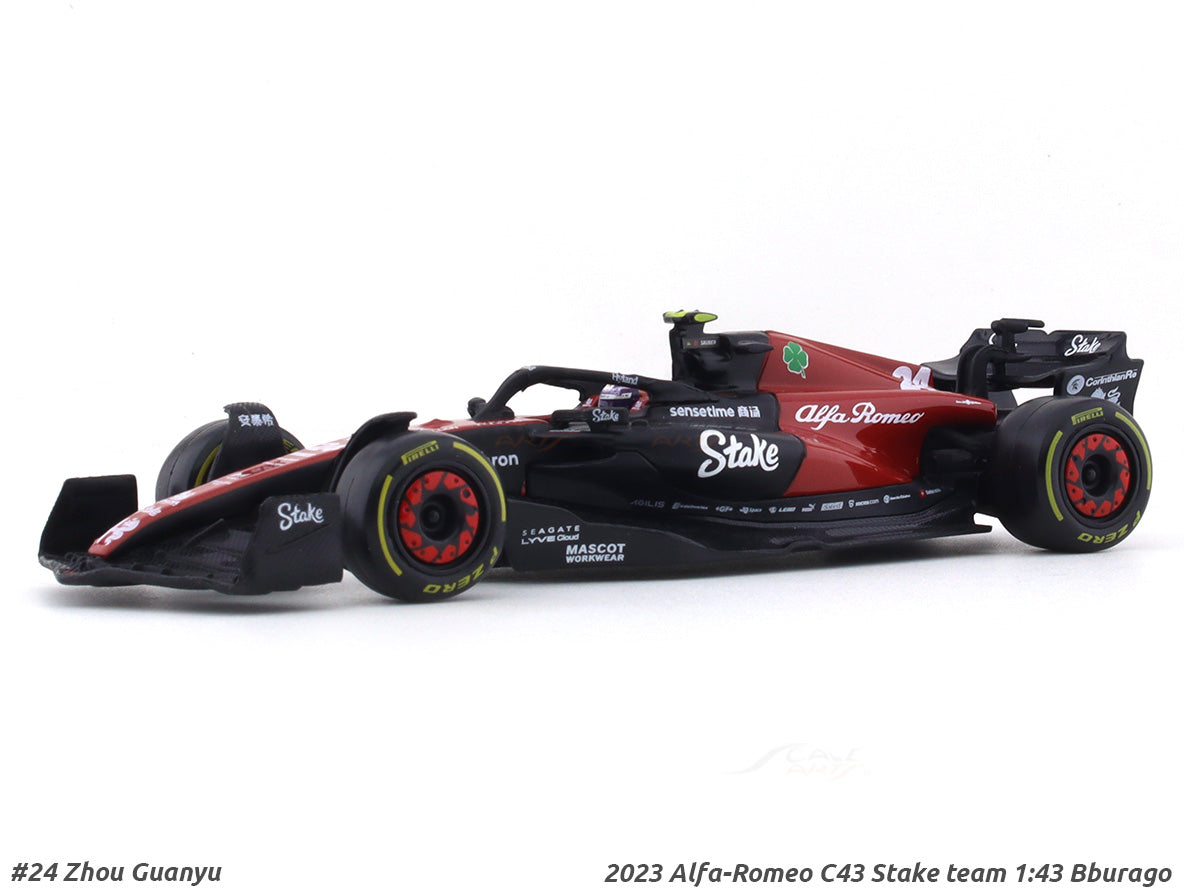 2023 Alfa-Romeo C43 Stake team Zhou Guanyu 1:43 Bburago Formula 1