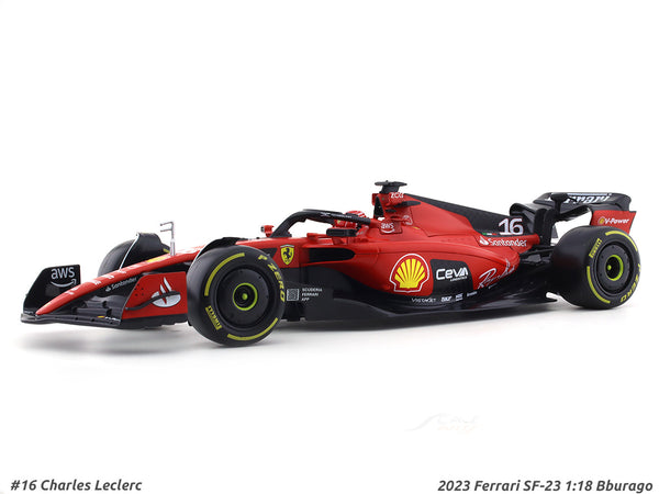 2023 Ferrari SF-23 #16 Charles Leclerc 1:18 Bburago Scale Model car collectible