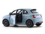 2023 Fiat 500e blue 1:24 Bburago licensed diecast Scale Model car