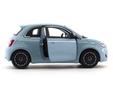 2023 Fiat 500e blue 1:24 Bburago licensed diecast Scale Model car