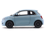 2023 Fiat 500e blue 1:24 Bburago licensed diecast Scale Model car