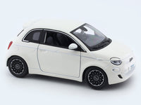 2023 Fiat 500e white 1:24 Bburago licensed diecast Scale Model car