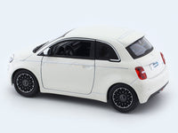 2023 Fiat 500e white 1:24 Bburago licensed diecast Scale Model car