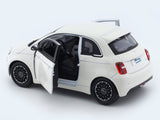 2023 Fiat 500e white 1:24 Bburago licensed diecast Scale Model car