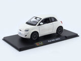 2023 Fiat 500e white 1:24 Bburago licensed diecast Scale Model car