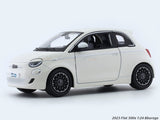 2023 Fiat 500e white 1:24 Bburago licensed diecast Scale Model car