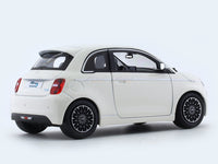 2023 Fiat 500e white 1:24 Bburago licensed diecast Scale Model car