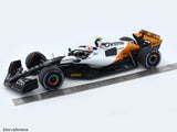 2023 McLaren MCL60 Monaco GP No. 4 1:18 Solido licensed diecast scale model car collectible