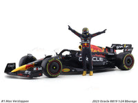 2023 Oracle RB19 #1 Max Verstappen 1:24 Bburago licensed diecast Scale Model car collectible