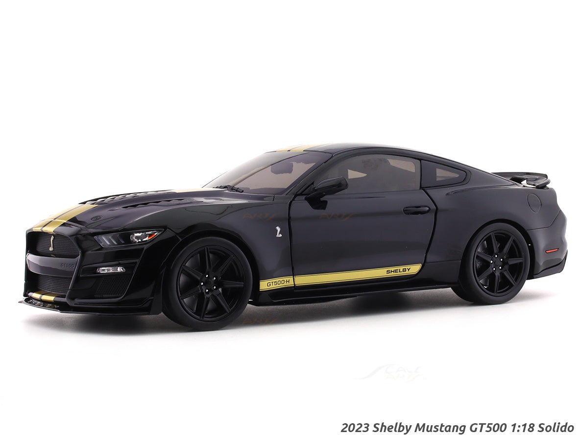 2023 Shelby Mustang GT500 black 1:18 Solido diecast scale model car ...