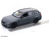 2023 BMW M3 Touring Matte Grey 1:24 Bburago licensed diecast scale model car collectible