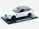 2023 BMW M3 Touring White 1:24 Bburago licensed diecast scale model car collectible