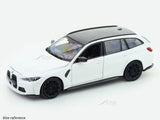 2023 BMW M3 Touring White 1:24 Bburago licensed diecast scale model car collectible