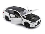 Pre Order : BMW M3 Touring White 1:24 Bburago Licensed Diecast Scale Model Car Collectible