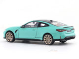 2023 BMW M4 G82 Competition Mint Green 1:43 Solido Licensed Diecast Scale Model Car Collectible