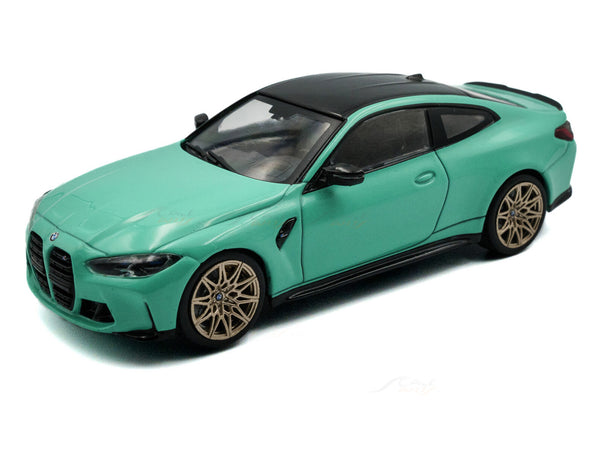 2023 BMW M4 G82 Competition Mint Green 1:43 Solido Licensed Diecast Scale Model Car Collectible