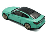 2023 BMW M4 G82 Competition Mint Green 1:43 Solido Licensed Diecast Scale Model Car Collectible