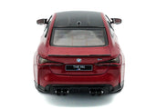 2023 BMW M4 G82 Competition Red 1:43 Solido Licensed Diecast Scale Model Car Collectible