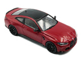 2023 BMW M4 G82 Competition Red 1:43 Solido Licensed Diecast Scale Model Car Collectible