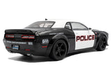 2023 Dodge Challenger Demon Highway Police 1:18 Solido Licensed Diecast Scale Model Car Collectible