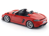 2023 Porsche 718 982 Spyder RS Weissach Red 1:18 Norev Licensed Diecast Scale Model Car