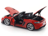 2023 Porsche 718 982 Spyder RS Weissach Red 1:18 Norev Licensed Diecast Scale Model Car