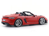 2023 Porsche 718 982 Spyder RS Weissach Red 1:18 Norev Licensed Diecast Scale Model Car