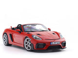 2023 Porsche 718 982 Spyder RS Weissach Red 1:18 Norev Licensed Diecast Scale Model Car