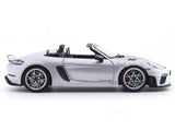 2023 Porsche 718 982 Spyder RS Weissach Silver  1:18 Norev Licensed Diecast Scale Model Car