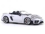 2023 Porsche 718 982 Spyder RS Weissach Silver  1:18 Norev Licensed Diecast Scale Model Car