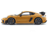 2023 Porsche Cayman GT4 RS Weissach Bahama Yellow 1:18 Norev Licensed Diecast Scale Model Car