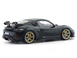 2023 Porsche Cayman GT4 RS Weissach Brewster Green 1:18 Norev Licensed Diecast Scale Model Car