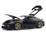 2023 Porsche Cayman GT4 RS Weissach Brewster Green 1:18 Norev Licensed Diecast Scale Model Car