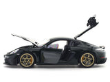 2023 Porsche Cayman GT4 RS Weissach Brewster Green 1:18 Norev Licensed Diecast Scale Model Car
