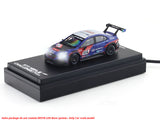 2023 Subaru WRX STI NBR No 114 1:64 Kyosho Licensed Diecast Scale Model | Mini Car Book Series Collectible with LED & Book