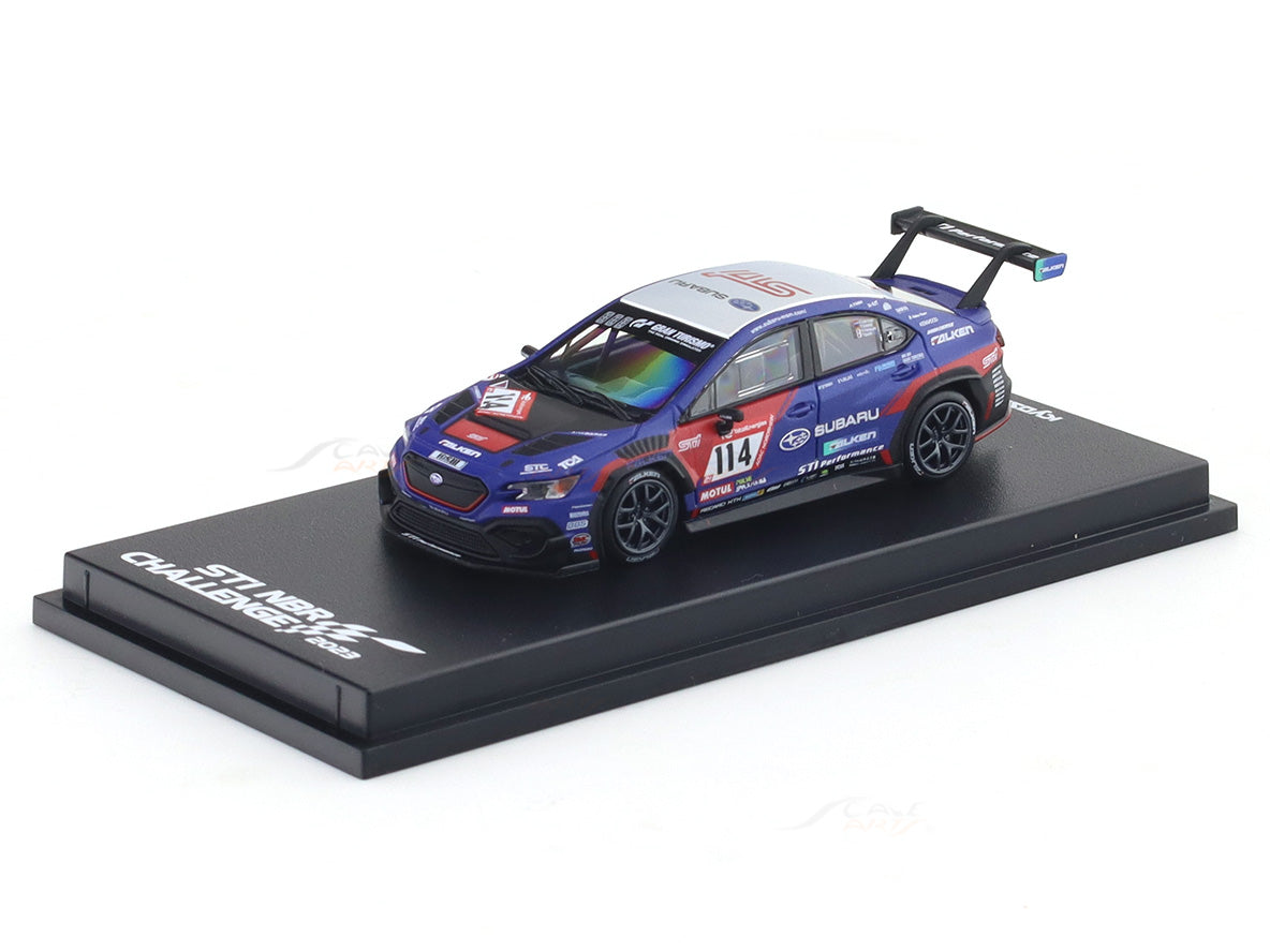 2023 Subaru WRX STI NBR No 114 1:64 Kyosho Licensed Diecast Scale Mode