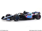 2024 Alpine A524 Miami GP E Ocon 1:18 Solido licensed diecast scale model car collectible