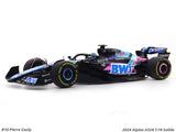 2024 Alpine A524 Miami GP P Gasly 1:18 Solido licensed diecast scale model car collectible