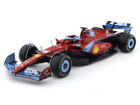 2024 Ferrari SF24 #16 Charles Leclerc Miami GP  1:18 Bburago Deluxe diecast Formula 1 model car