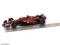 2024 Ferrari SF24 Carlos Sainz 1:43 Bburago Formula 1 diecast scale model car