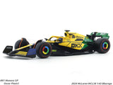 2024 McLaren MCL38 No.81 Oscar Piastri Senna Tribute 1:43 Bburago Formula 1 diecast scale model car