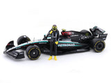 2024 Mercedes-AMG F1 W15E No 44 with Pilot 1:24 Bburago Licensed Diecast Model Car | F1 Collectible | Buy in India