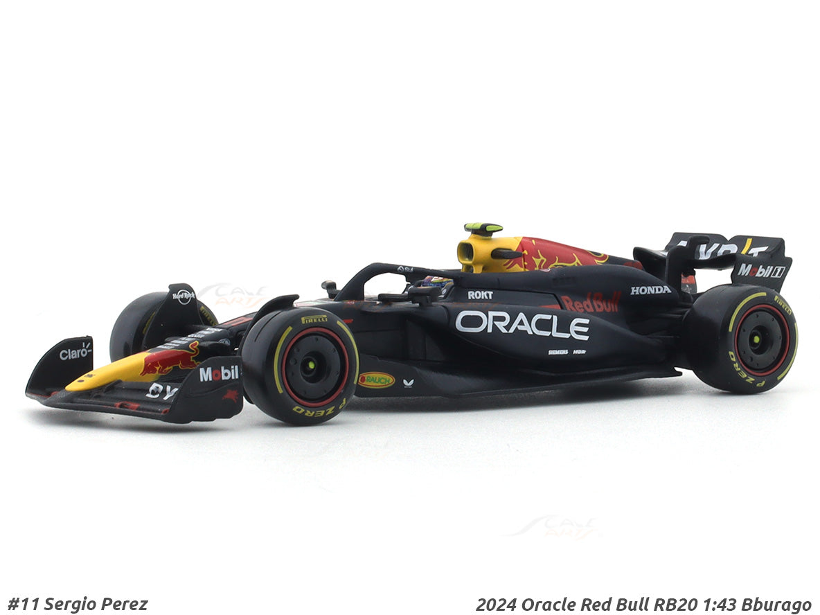 2024 Oracle Red Bull RB20 No. 11 Sergio Perez 1:43 Bburago Formula