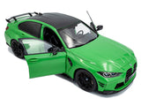 2024 BMW M3 Performance Green 1:18 Solido Licensed Diecast Scale Model Car Collectible