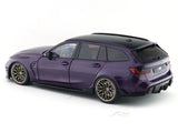 2024 BMW M3 Touring Performance Purple 1:18 Solido Licensed Diecast Scale Model Car Collectible