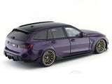 2024 BMW M3 Touring Performance Purple 1:18 Solido Licensed Diecast Scale Model Car Collectible